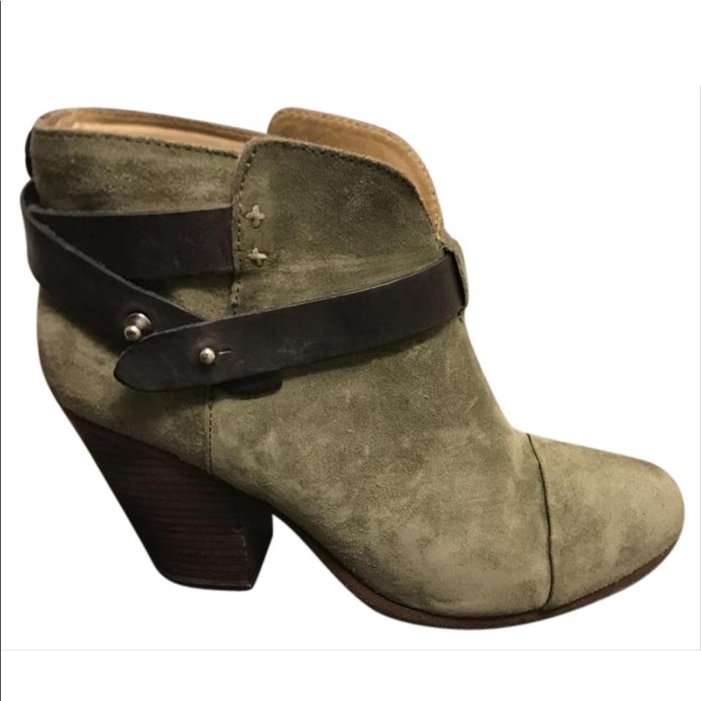 Rag & Bone Olive Harrow Booties